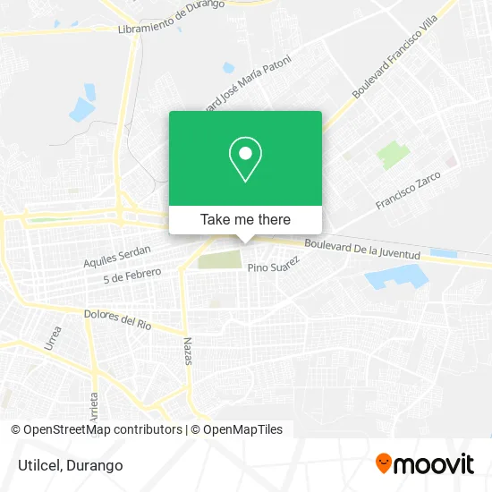 Utilcel map