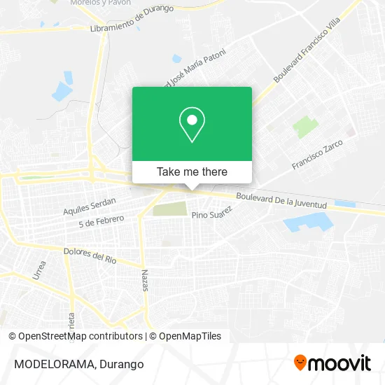 MODELORAMA map