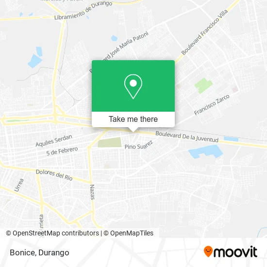 Bonice map