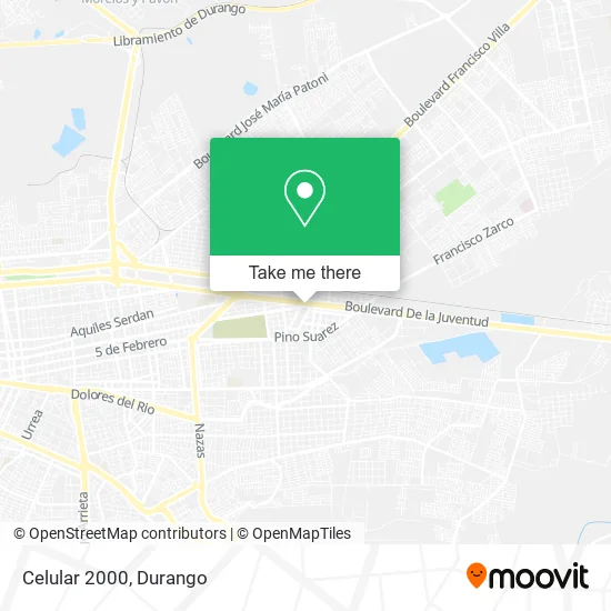 Celular 2000 map