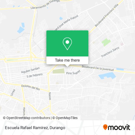 Escuela Rafael Ramírez map