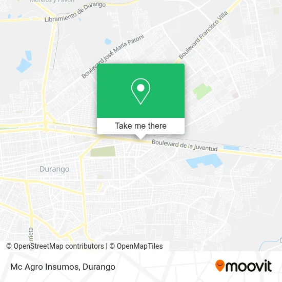 Mc Agro Insumos map