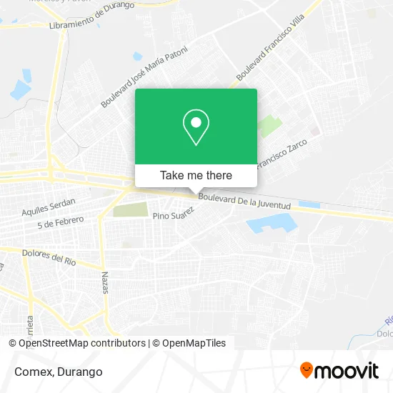 Comex map