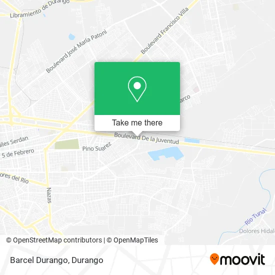 Mapa de Barcel Durango