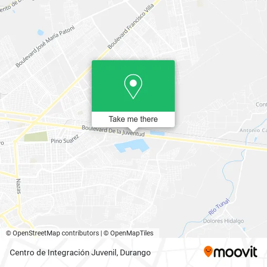 Mapa de Centro de Integración Juvenil
