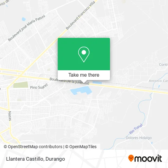 Llantera Castillo map