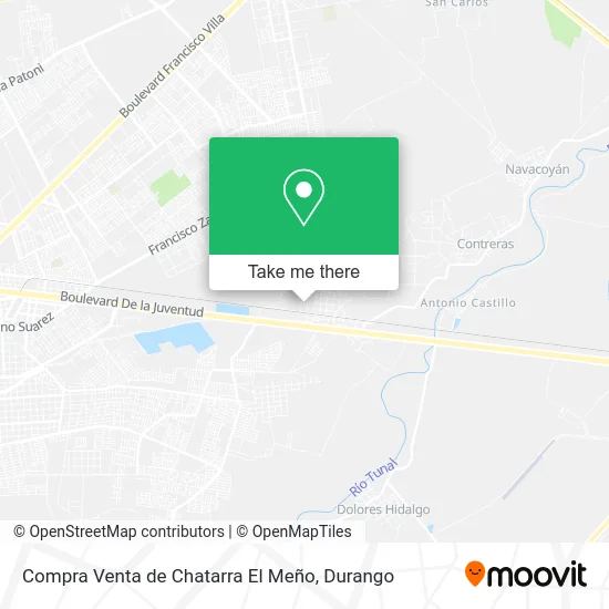 Compra Venta de Chatarra El Meño map