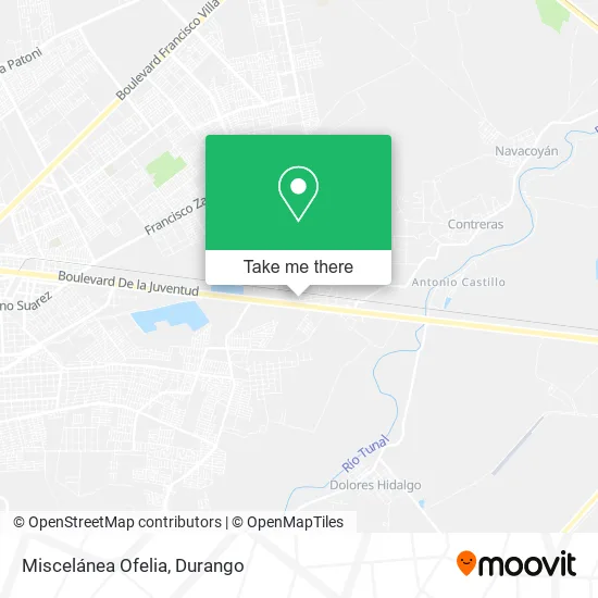 Mapa de Miscelánea Ofelia
