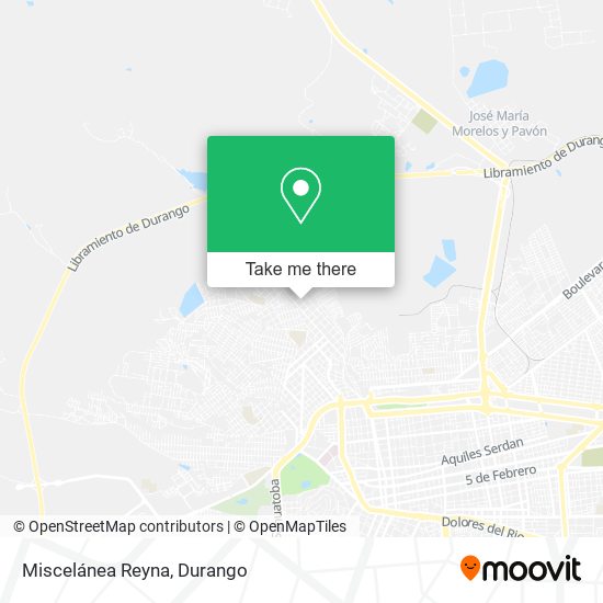 Mapa de Miscelánea Reyna