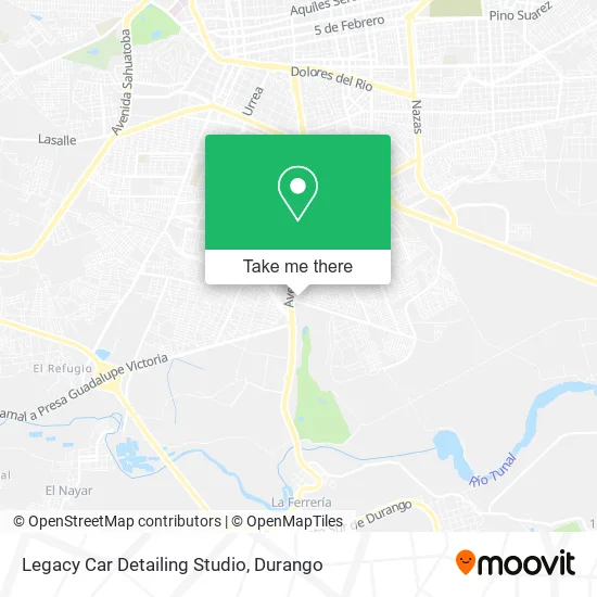 Mapa de Legacy Car Detailing Studio