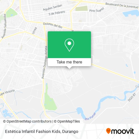 Estética Infantil Fashion Kids map