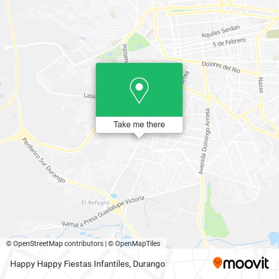 Mapa de Happy Happy Fiestas Infantiles