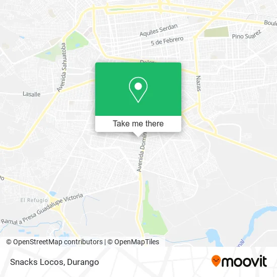 Snacks Locos map