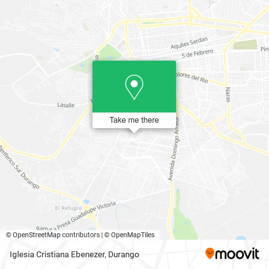 Mapa de Iglesia Cristiana Ebenezer