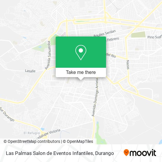 Las Palmas Salon de Eventos Infantiles map