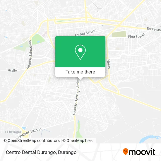 Mapa de Centro Dental Durango