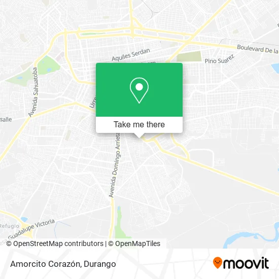 Mapa de Amorcito Corazón