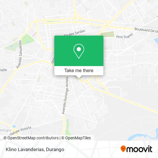 Klino Lavanderías map