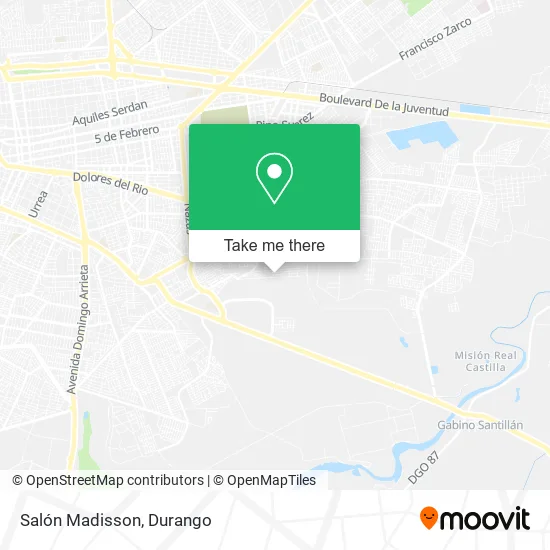 Mapa de Salón Madisson