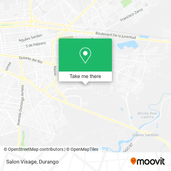 Mapa de Salon Visage