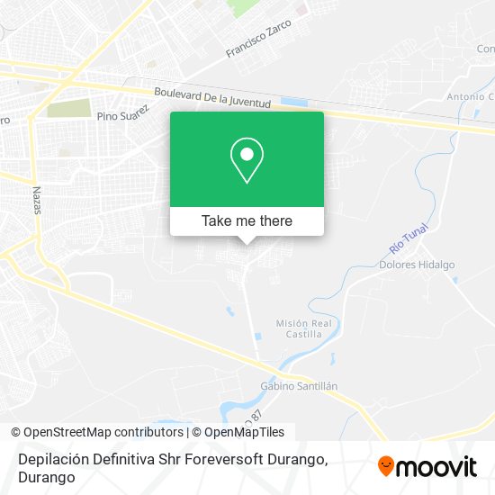 Mapa de Depilación Definitiva Shr Foreversoft Durango