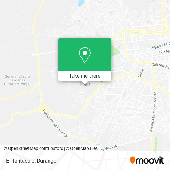 Mapa de El Tentáculo