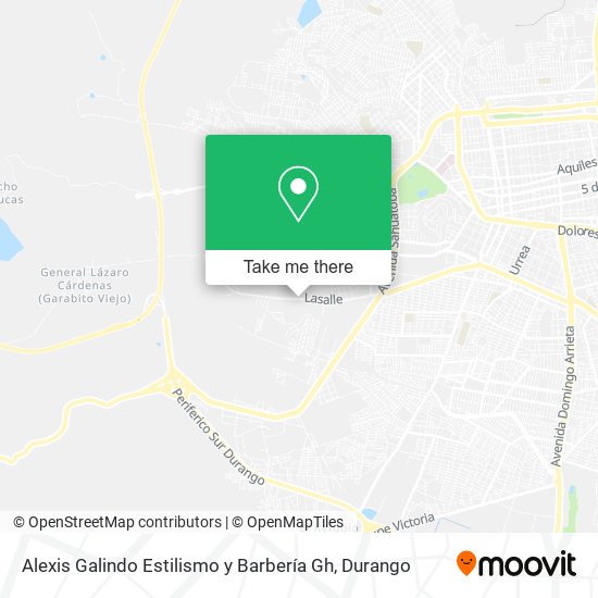 Alexis Galindo Estilismo y Barbería Gh map