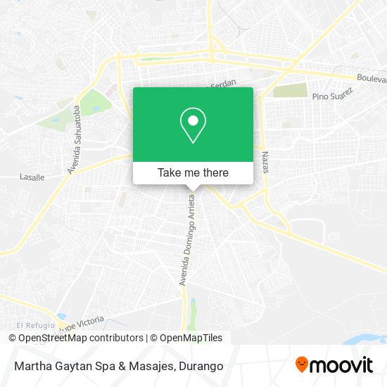 Martha Gaytan Spa & Masajes map