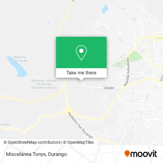 Miscelánea Tonys map