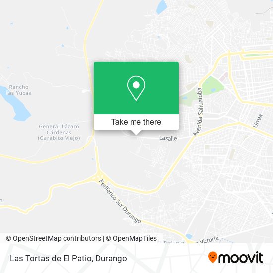 Las Tortas de El Patio map