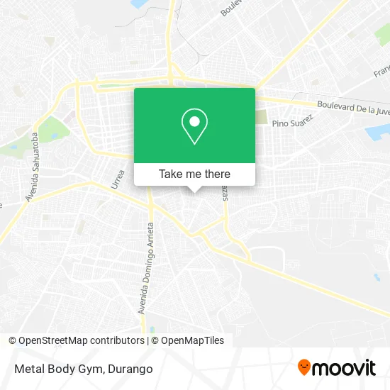 Mapa de Metal Body Gym