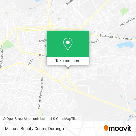 Mi Luna Beauty Center map