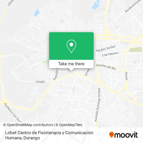 Lóbet Centro de Fisioterapia y Comunicación Humana map
