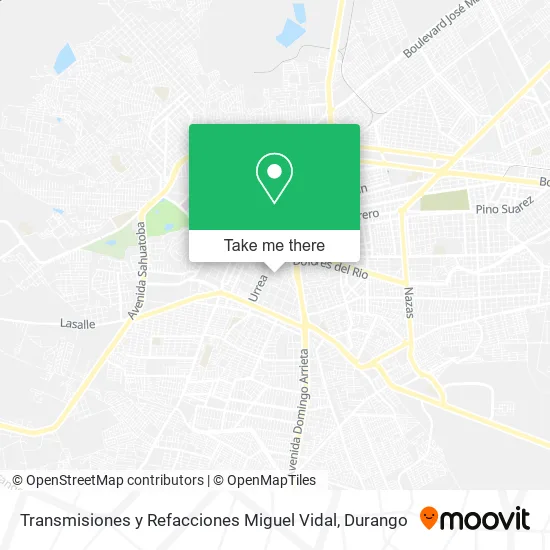 Transmisiones y Refacciones Miguel Vidal map