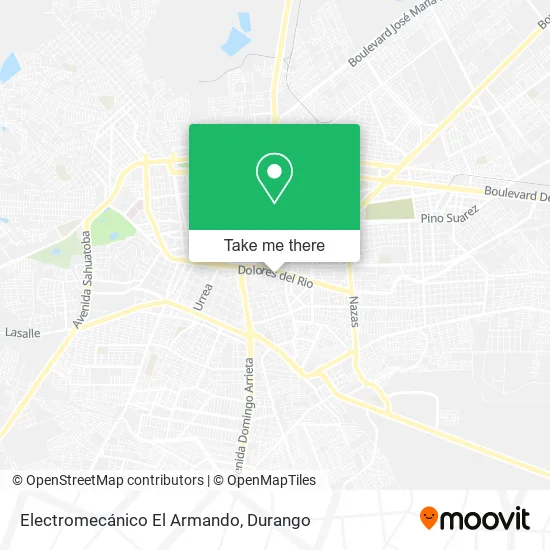 Mapa de Electromecánico El Armando