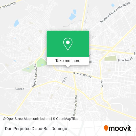 Don Perpetuo Disco-Bar map