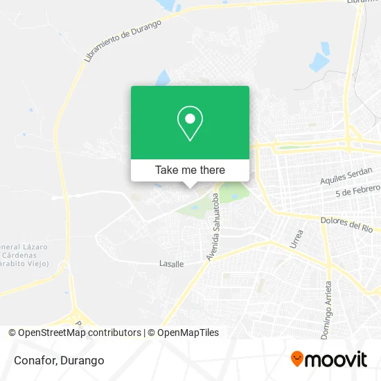 Conafor map