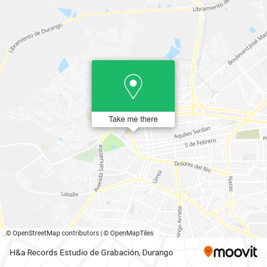 H&a Records Estudio de Grabación map