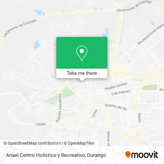 Mapa de Anael Centro Holístico y Recreativo
