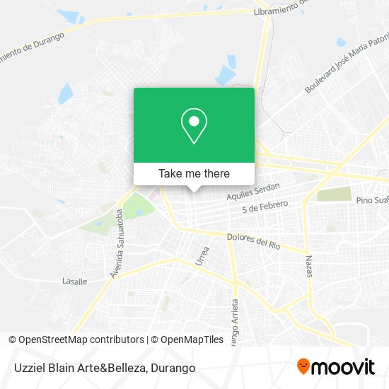 Mapa de Uzziel Blain Arte&Belleza