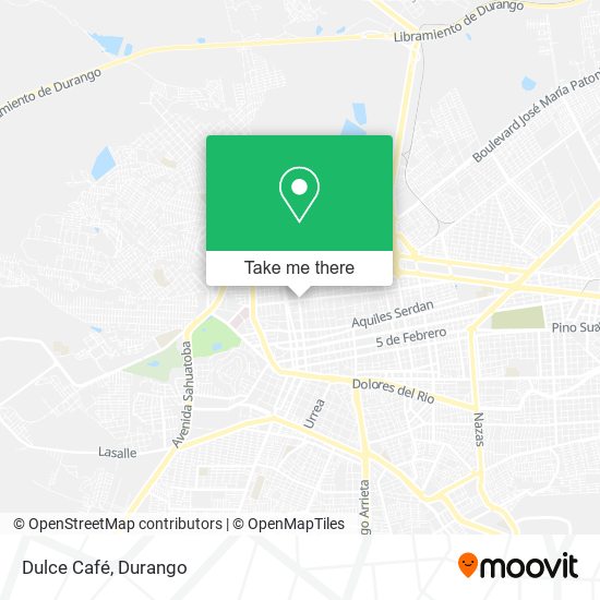 Mapa de Dulce Café