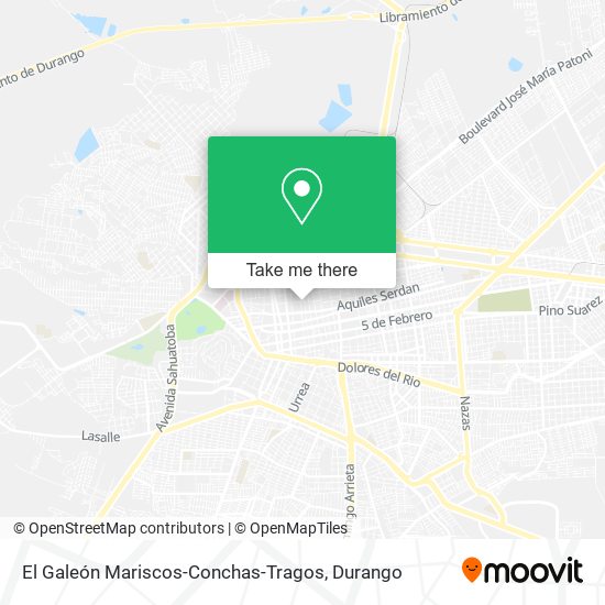 El Galeón Mariscos-Conchas-Tragos map