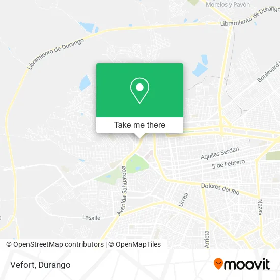 Vefort map