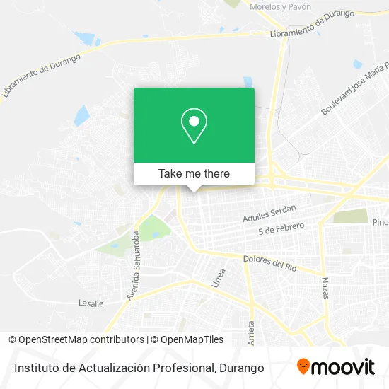 Mapa de Instituto de Actualización Profesional