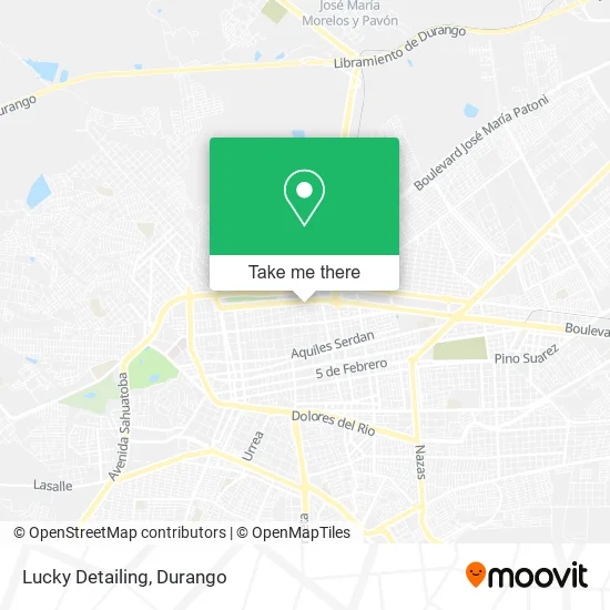 Lucky Detailing map