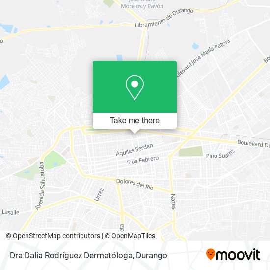 Dra Dalia Rodríguez Dermatóloga map