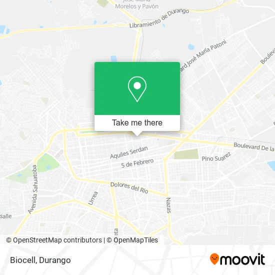 Mapa de Biocell