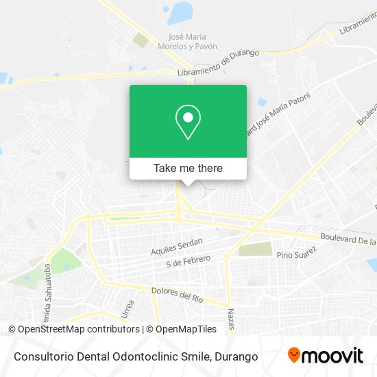 Mapa de Consultorio Dental Odontoclinic Smile