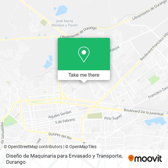 Mapa de Diseño de Maquinaria para Envasado y Transporte