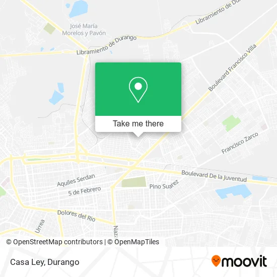 Mapa de Casa Ley